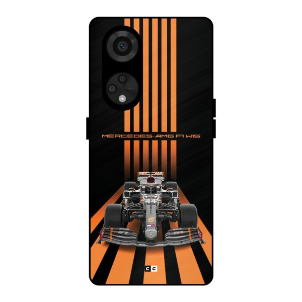 Supercar On Track Metal Back Case for Reno8 T 5G