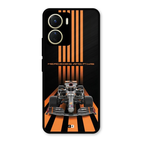 Supercar On Track Metal Back Case for Vivo T2x