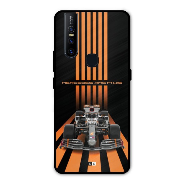 Supercar On Track Metal Back Case for Vivo V15