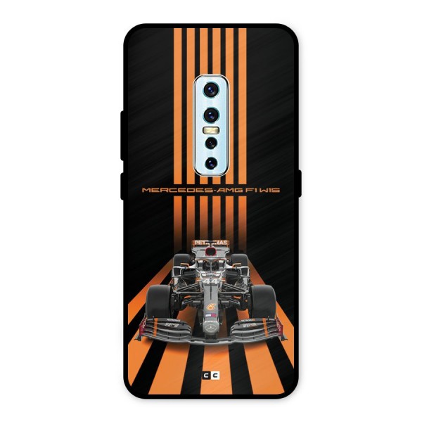 Supercar On Track Metal Back Case for Vivo V17 Pro