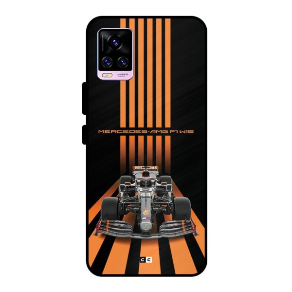 Supercar On Track Metal Back Case for Vivo V20 Pro