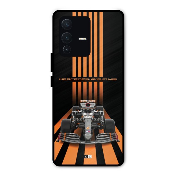 Supercar On Track Metal Back Case for Vivo V23 Pro