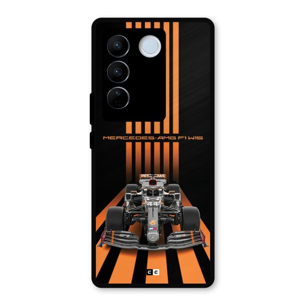 Supercar On Track Metal Back Case for Vivo V27