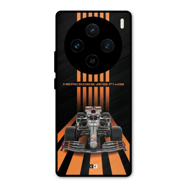 Supercar On Track Metal Back Case for Vivo X100