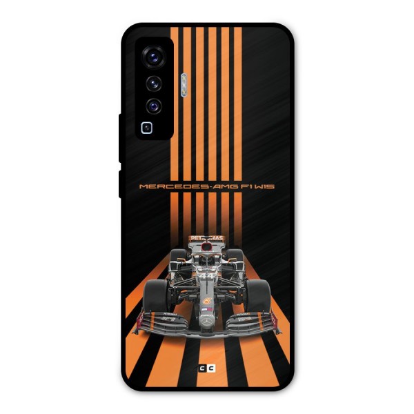 Supercar On Track Metal Back Case for Vivo X50