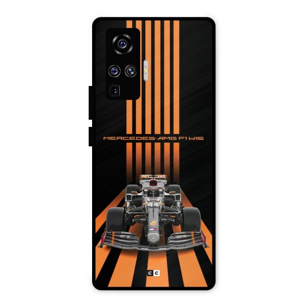 Supercar On Track Metal Back Case for Vivo X50 Pro