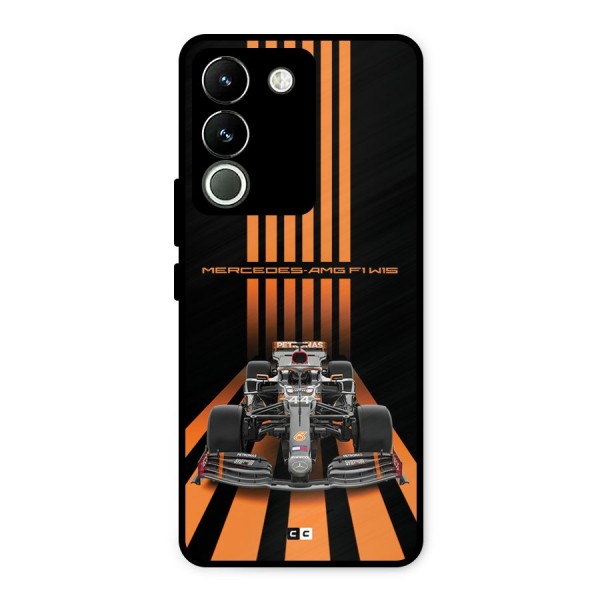 Supercar On Track Metal Back Case for Vivo Y200