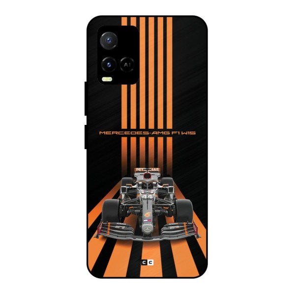 Supercar On Track Metal Back Case for Vivo Y21