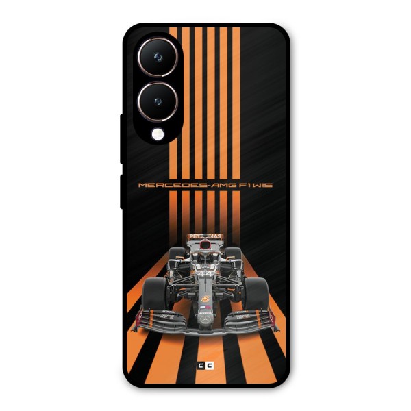 Supercar On Track Metal Back Case for Vivo Y28