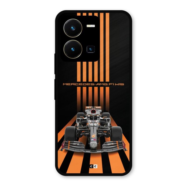 Supercar On Track Metal Back Case for Vivo Y35