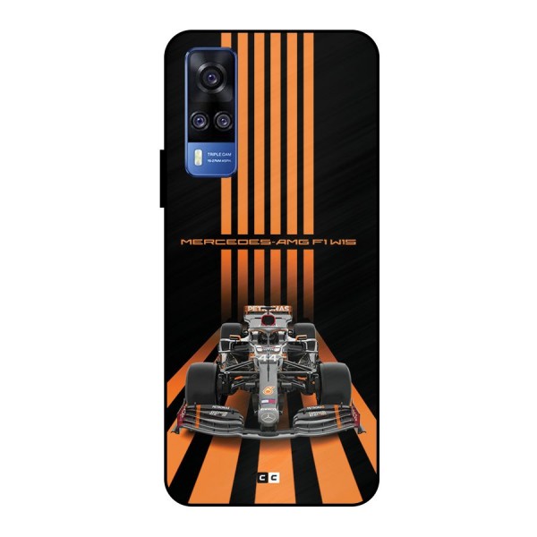 Supercar On Track Metal Back Case for Vivo Y51