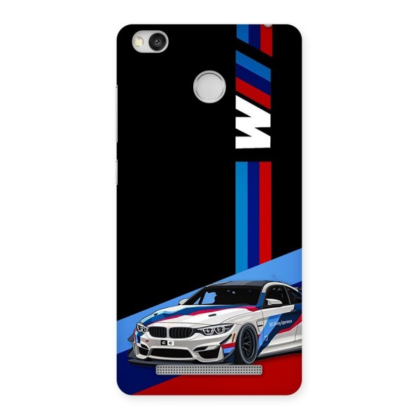 Supercar Stance Back Case for Redmi 3S Prime