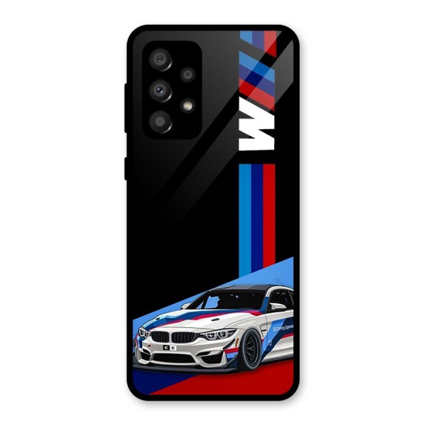 Supercar Stance Glass Back Case for Galaxy A32