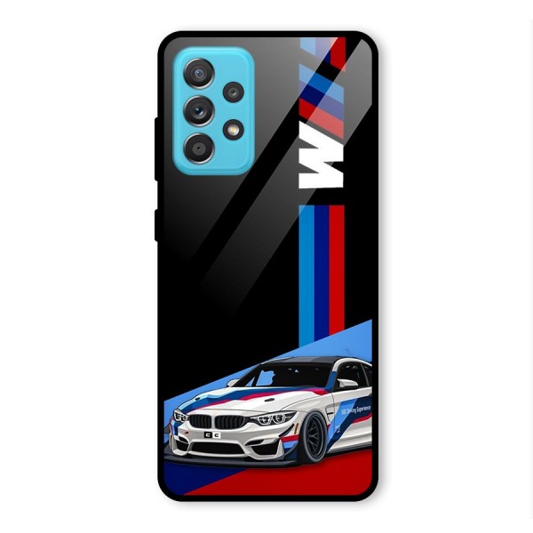 Supercar Stance Glass Back Case for Galaxy A52s 5G