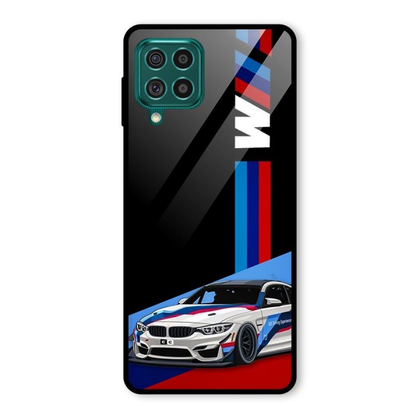 Supercar Stance Glass Back Case for Galaxy F62