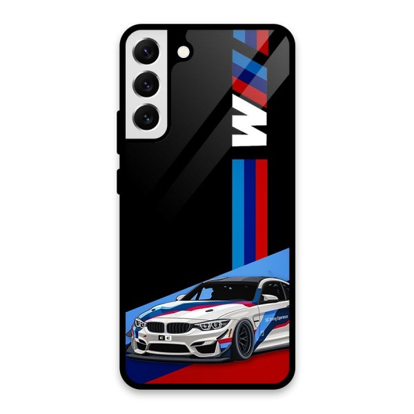 Supercar Stance Glass Back Case for Galaxy S22 Plus 5G