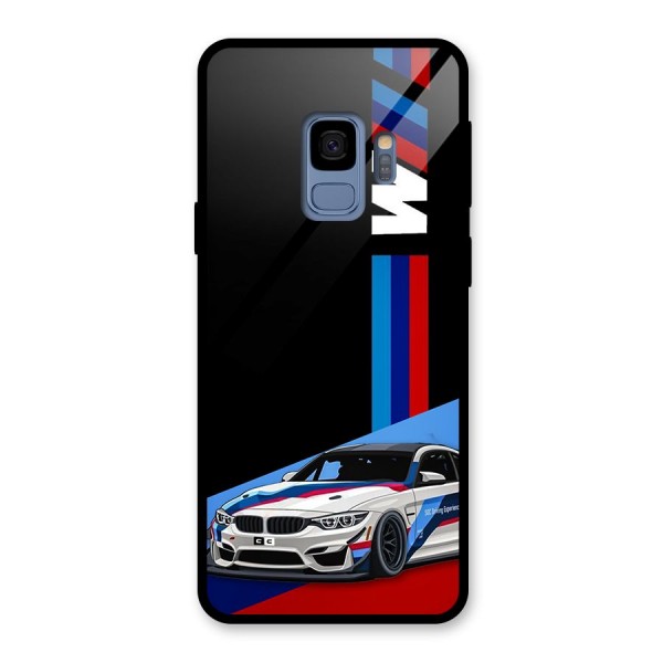 Supercar Stance Glass Back Case for Galaxy S9