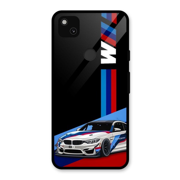 Supercar Stance Glass Back Case for Google Pixel 4a