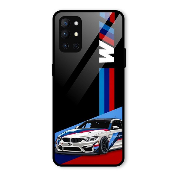 Supercar Stance Glass Back Case for OnePlus 9R