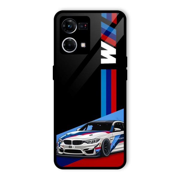 Supercar Stance Glass Back Case for Oppo F21 Pro 4G