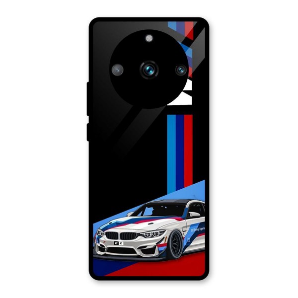 Supercar Stance Glass Back Case for Realme 11 Pro