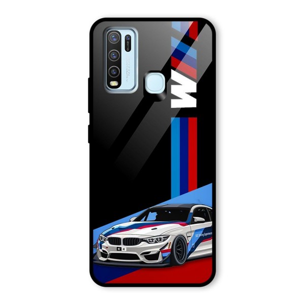 Supercar Stance Glass Back Case for Vivo Y30