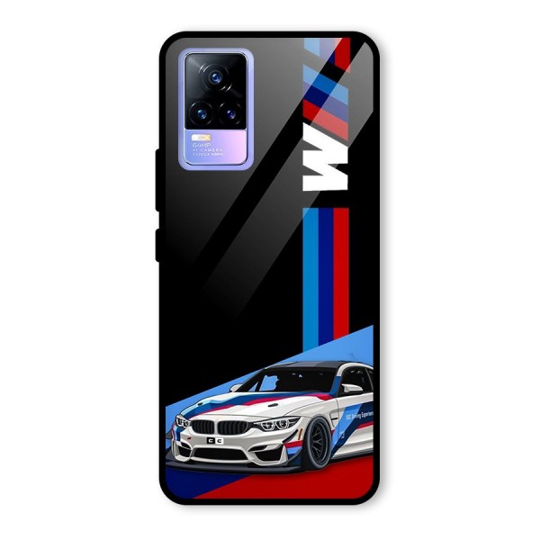 Supercar Stance Glass Back Case for Vivo Y73