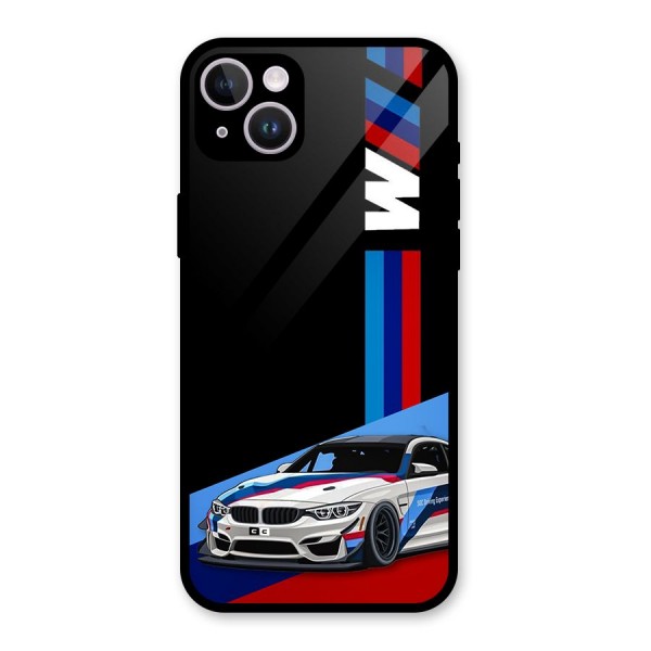 Supercar Stance Glass Back Case for iPhone 14 Plus