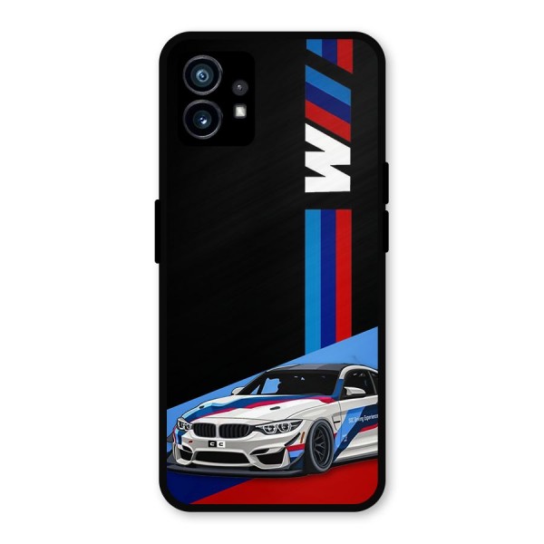 Supercar Stance Metal Back Case for Nothing Phone 1