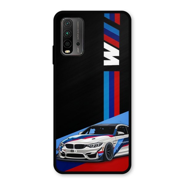 Supercar Stance Metal Back Case for Redmi 9 Power