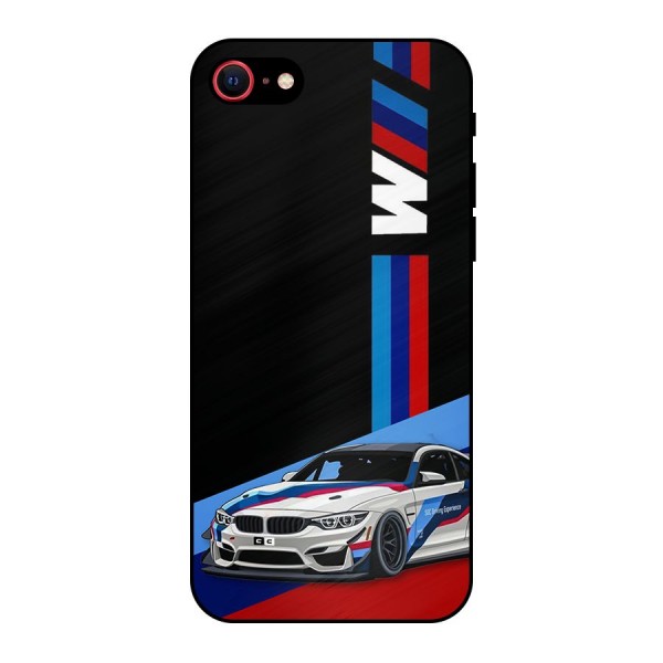 Supercar Stance Metal Back Case for iPhone SE 2022