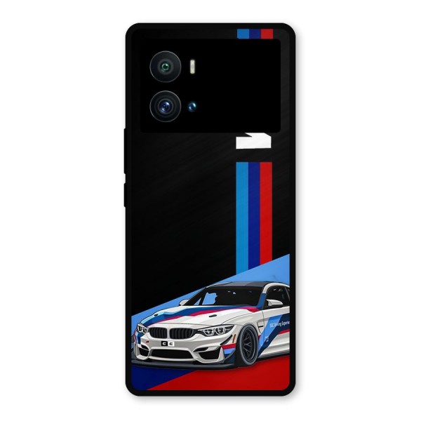 Supercar Stance Metal Back Case for iQOO 9 Pro