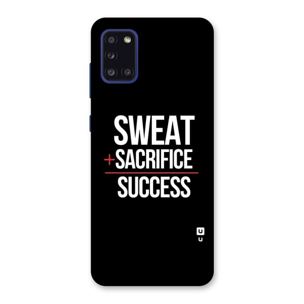 Sweat Sacrifice Success Back Case for Galaxy A31