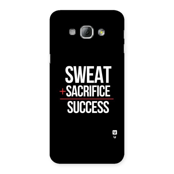 Sweat Sacrifice Success Back Case for Galaxy A8