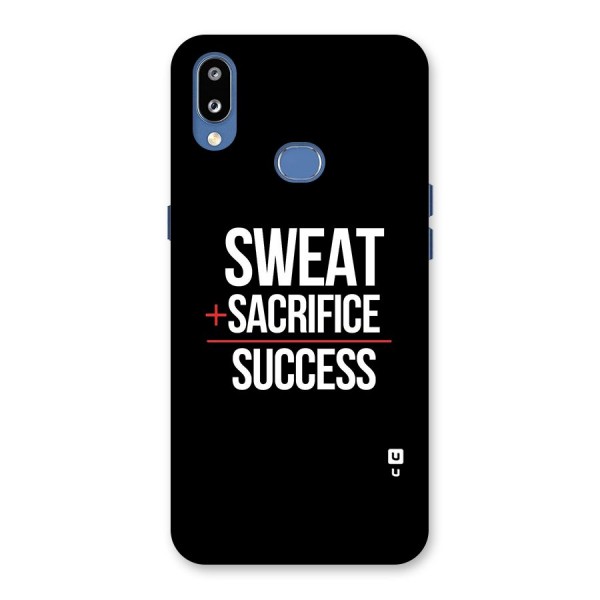 Sweat Sacrifice Success Back Case for Galaxy M01s