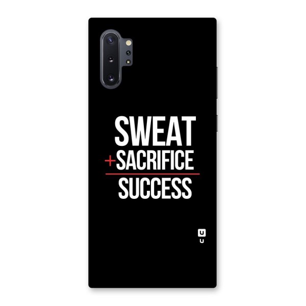 Sweat Sacrifice Success Back Case for Galaxy Note 10 Plus