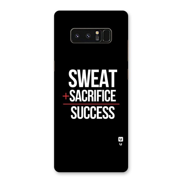 Sweat Sacrifice Success Back Case for Galaxy Note 8