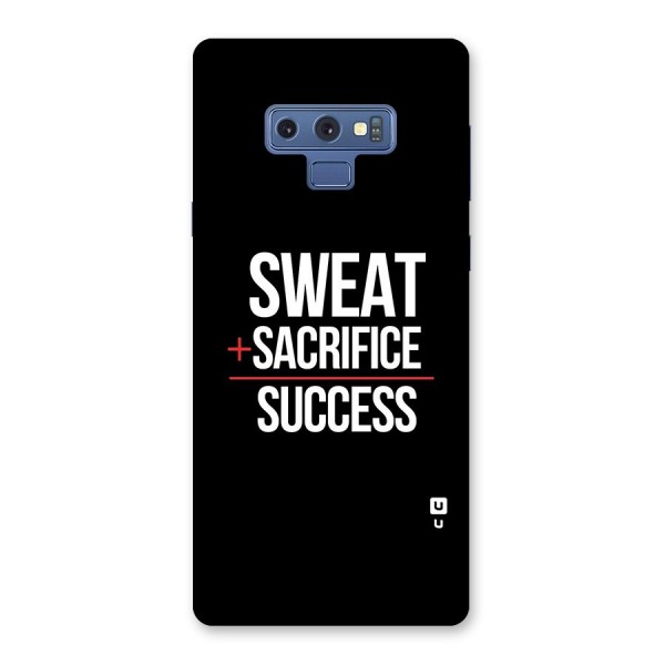 Sweat Sacrifice Success Back Case for Galaxy Note 9