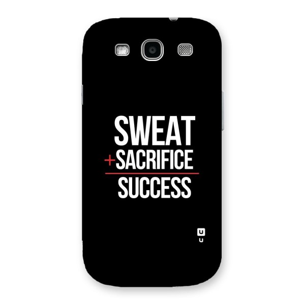 Sweat Sacrifice Success Back Case for Galaxy S3 Neo