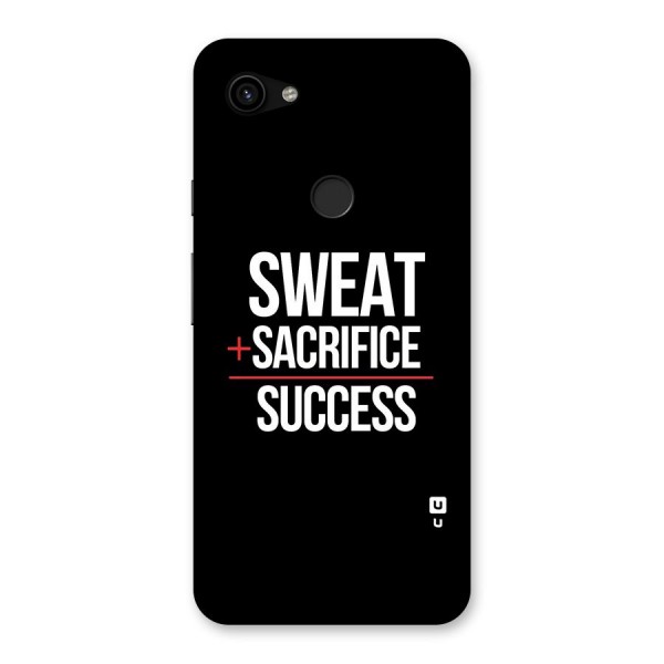 Sweat Sacrifice Success Back Case for Google Pixel 3a XL