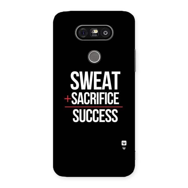 Sweat Sacrifice Success Back Case for LG G5