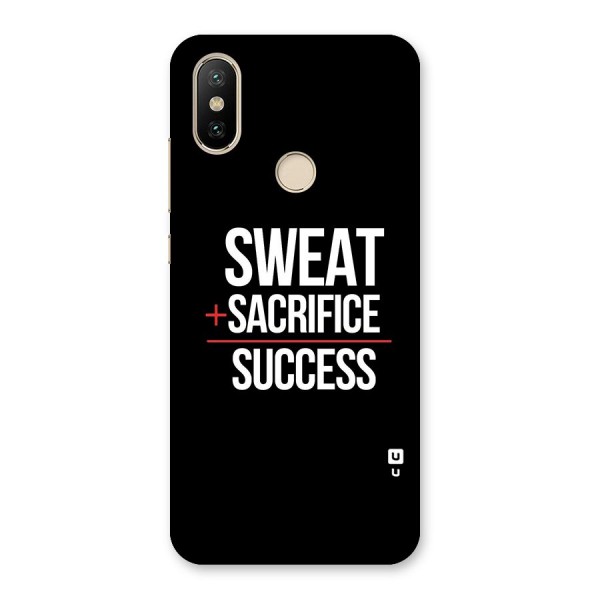 Sweat Sacrifice Success Back Case for Mi A2