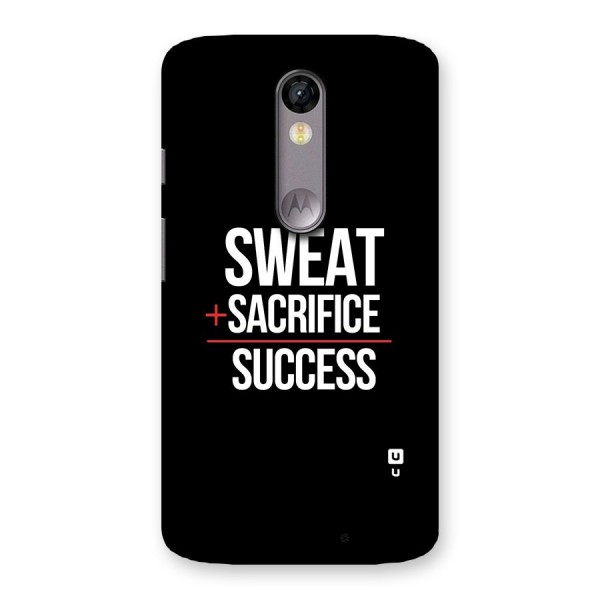 Sweat Sacrifice Success Back Case for Moto X Force