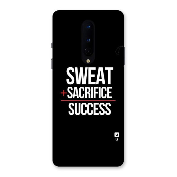 Sweat Sacrifice Success Back Case for OnePlus 8