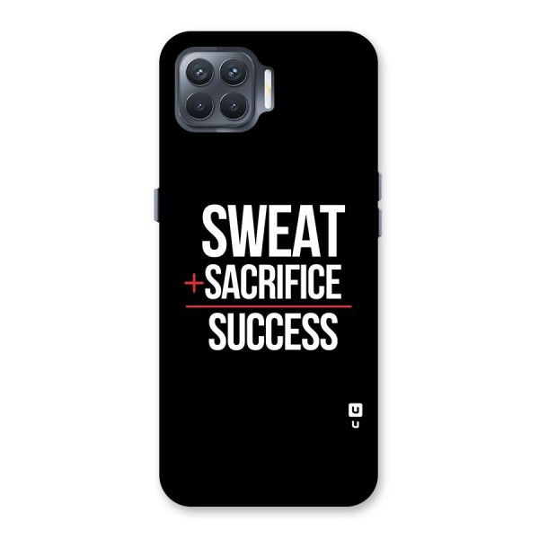 Sweat Sacrifice Success Back Case for Oppo F17 Pro