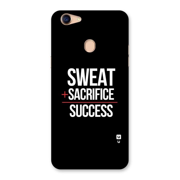 Sweat Sacrifice Success Back Case for Oppo F5