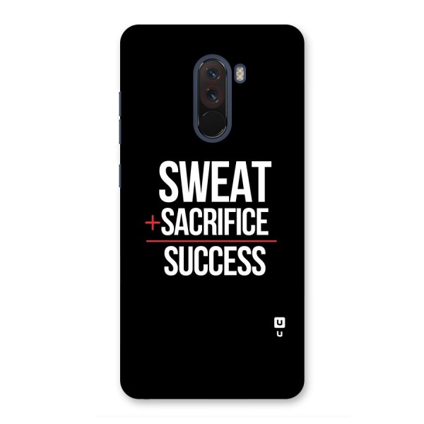 Sweat Sacrifice Success Back Case for Poco F1