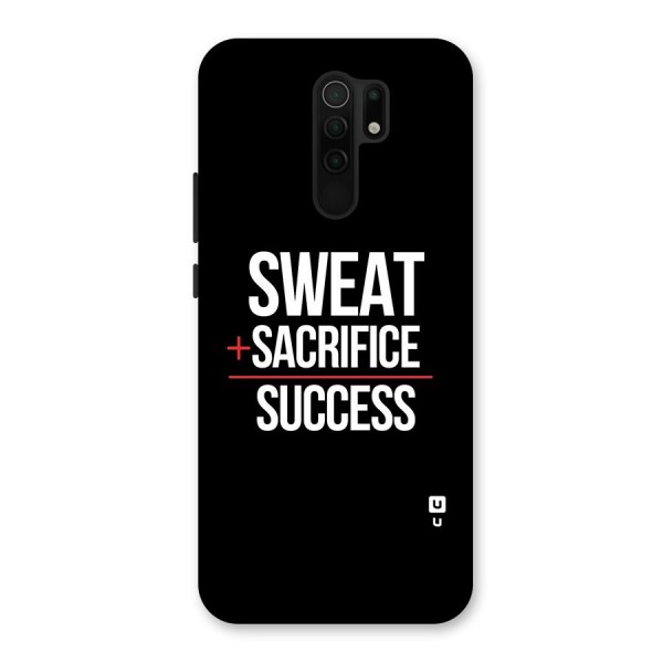 Sweat Sacrifice Success Back Case for Poco M2