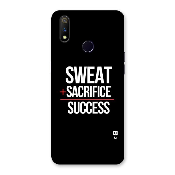 Sweat Sacrifice Success Back Case for Realme 3 Pro