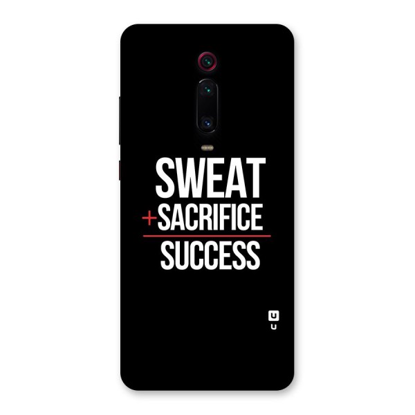 Sweat Sacrifice Success Back Case for Redmi K20